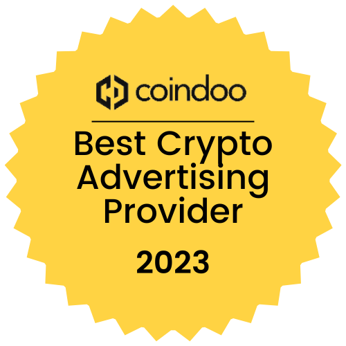 Coindoo Award Coinbound Best Crypto Advertising Provider 2023