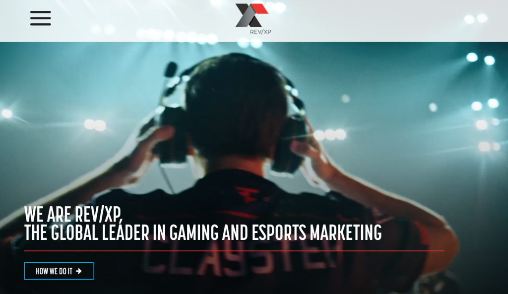 REV/XP eSports Marketing Agency Screenshot